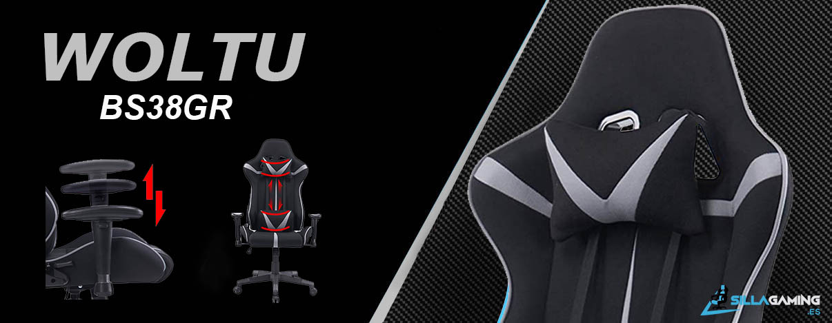 woltu bs38gr silla gaming