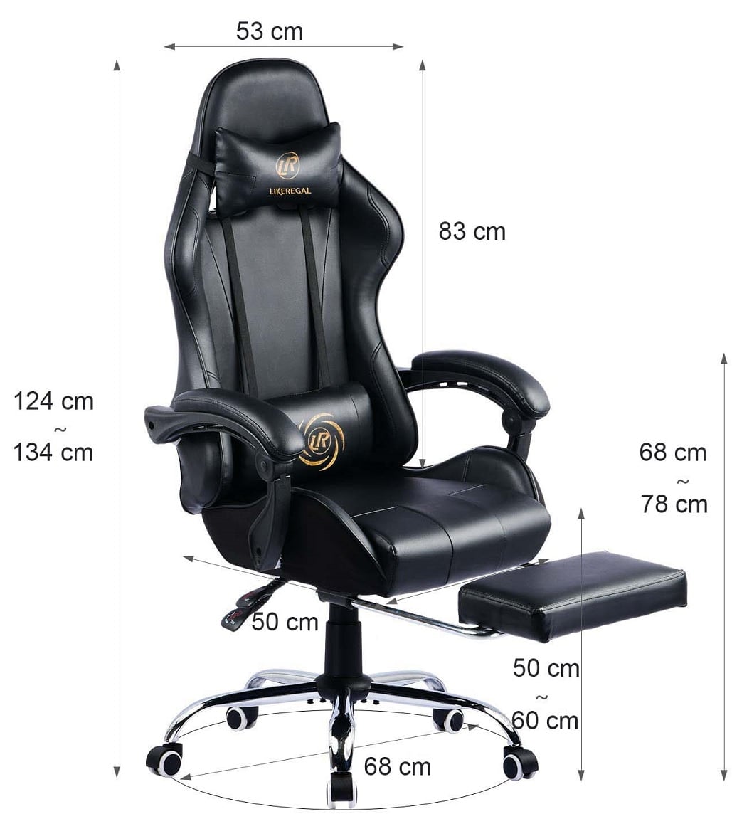 luckracer silla gaming dimensiones