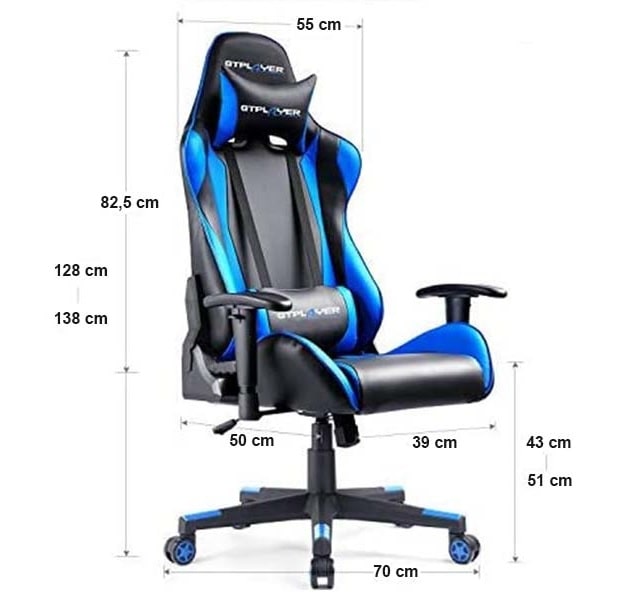 gtplayer silla gaming dimensiones