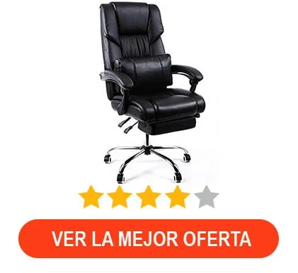 Silla gaming - OBG28B SONGMICS, Negro