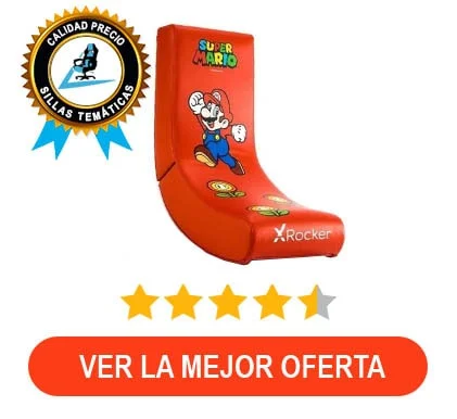 sillas gaming temáticas x-rocker mario