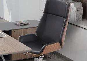 silla oficina madera