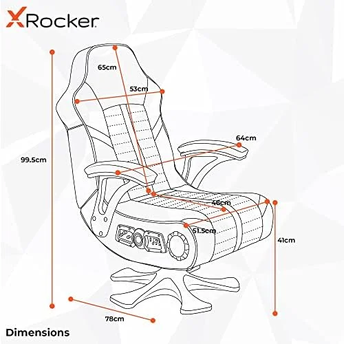 x-rocker olympus 4.1 dimensiones