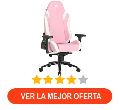 Esta silla gaming Songmics aguanta hasta 150 kilos y te mantiene en buena  postura por 130€