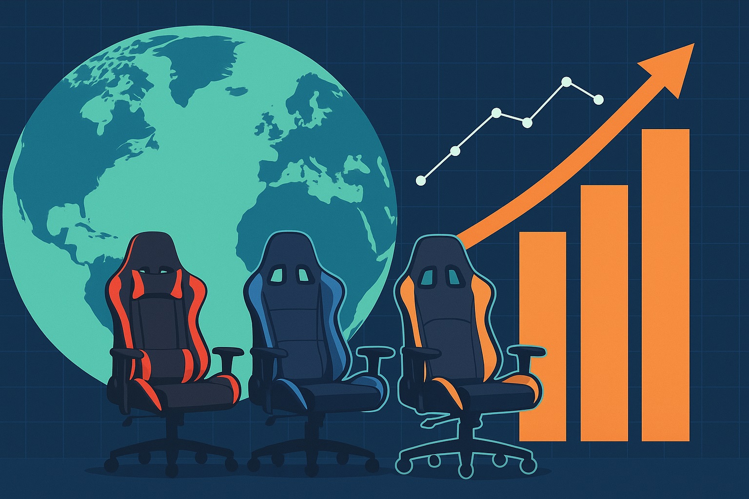 Mercado global y previsiones de crecimiento de las sillas gaming